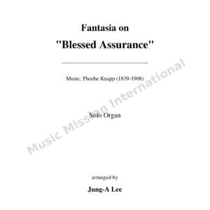 fantasia on blessed assurance — sheet music